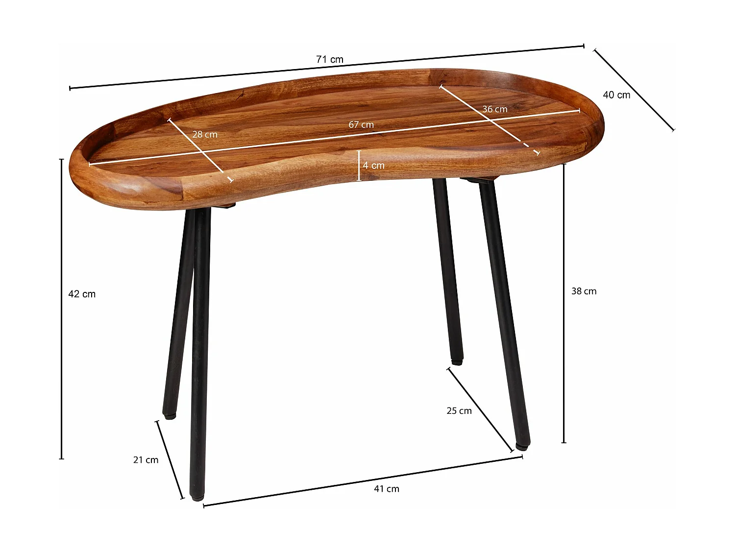 Mesa de centro innovadora.