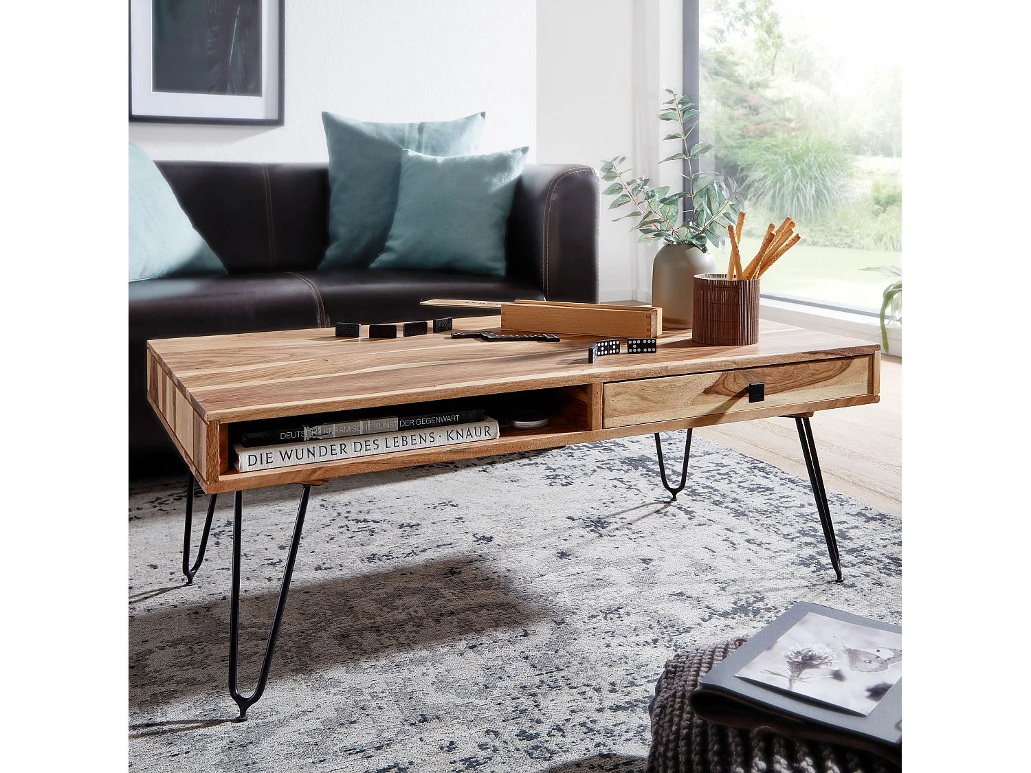 Gate39 - Bagli 120 x 60 Salontafel - Lichtbruin