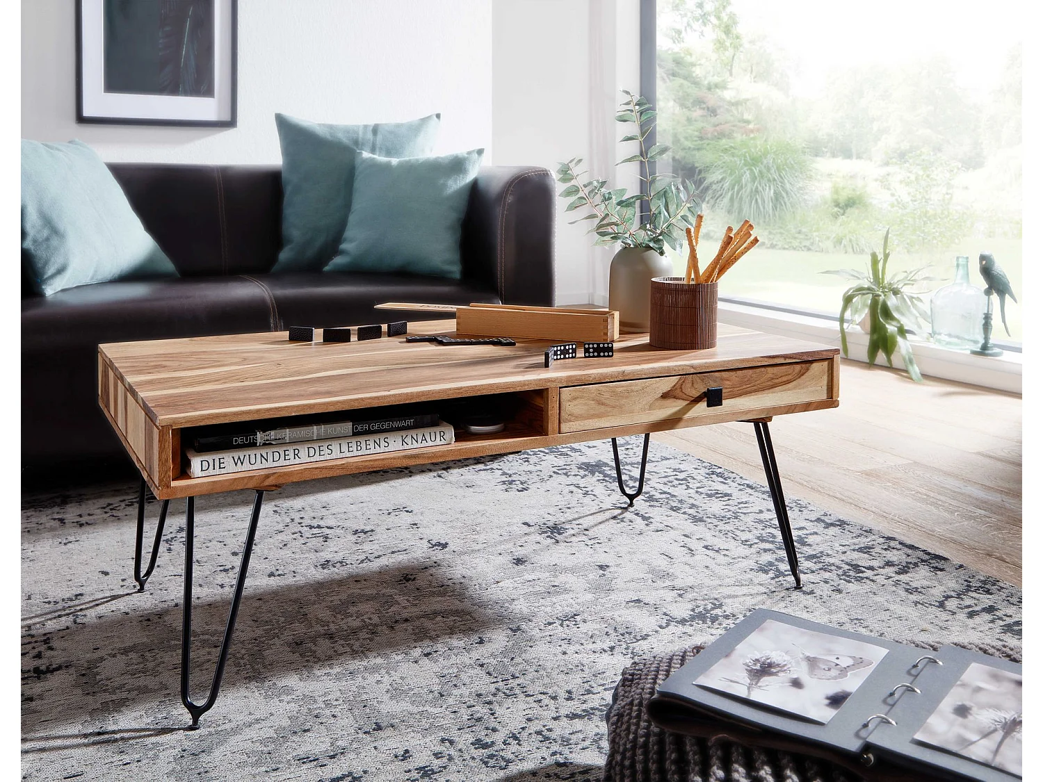 Gate39 - Bagli 120 x 60 Salontafel - Lichtbruin