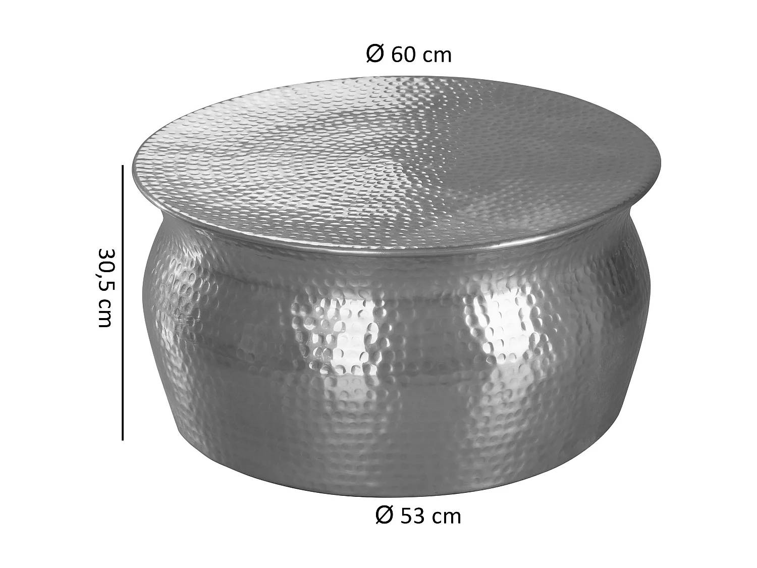 Mesa de centro acogedora.