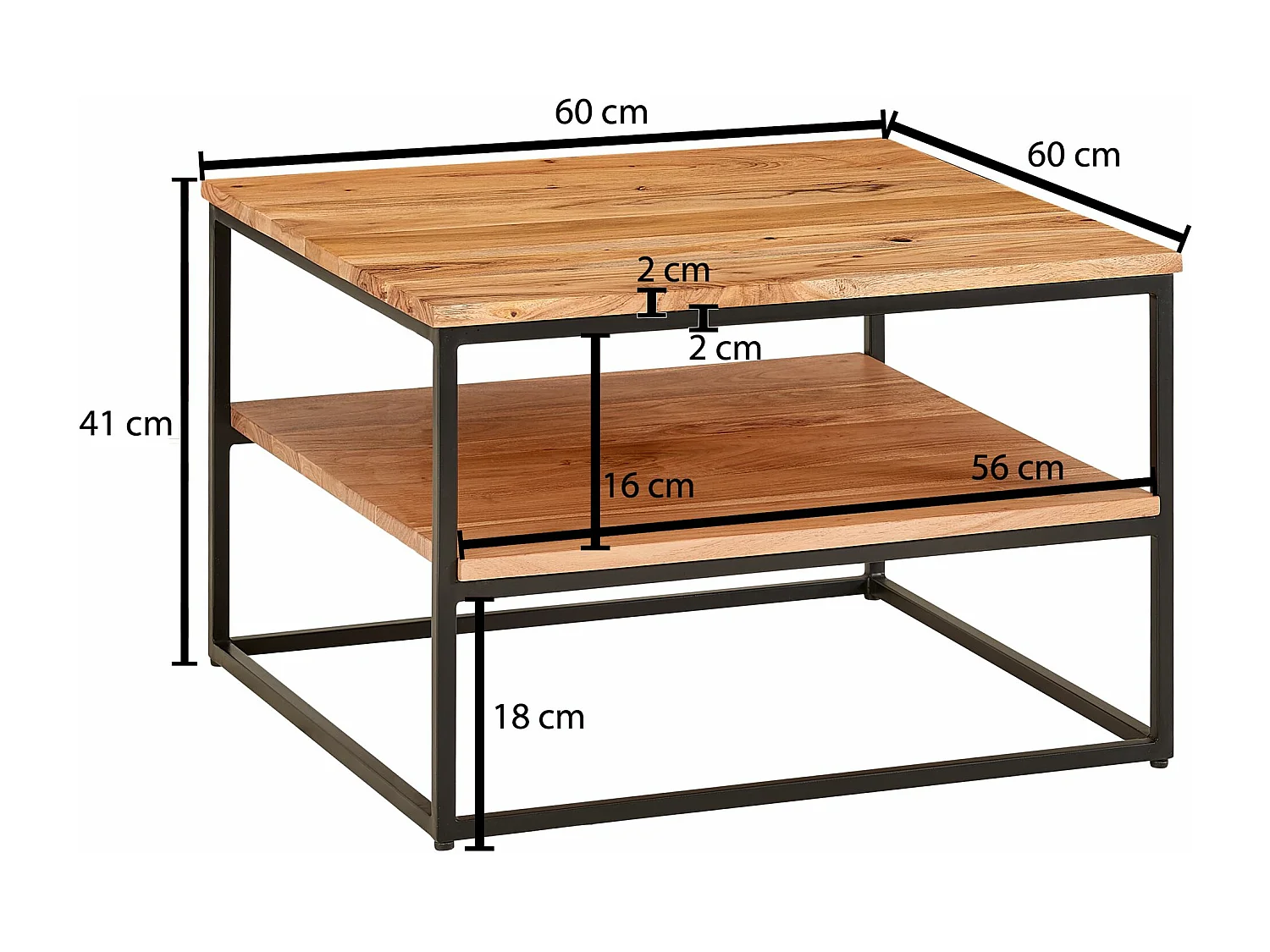 Mesa de centro funcional.