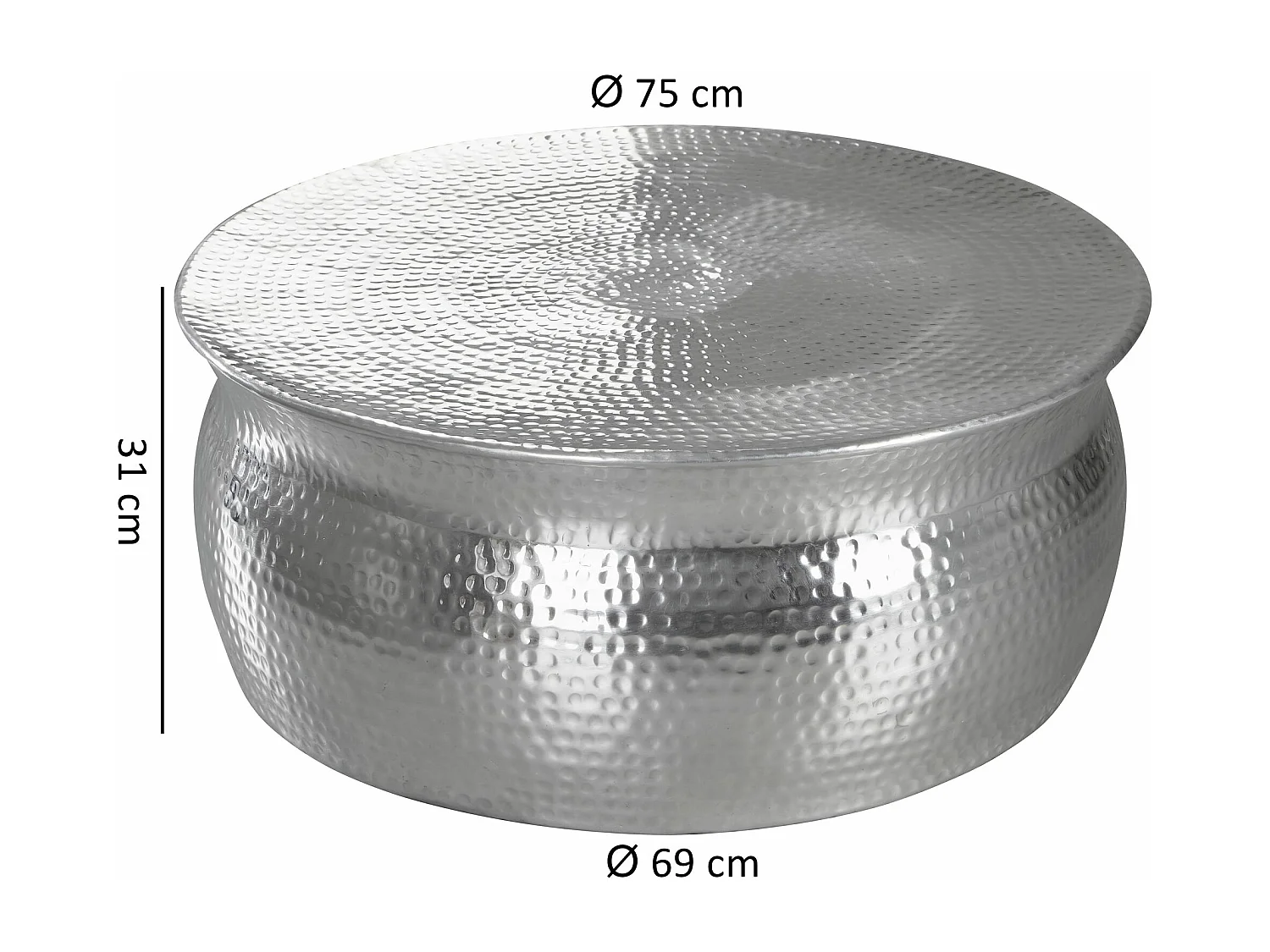 Mesa de centro elegante.