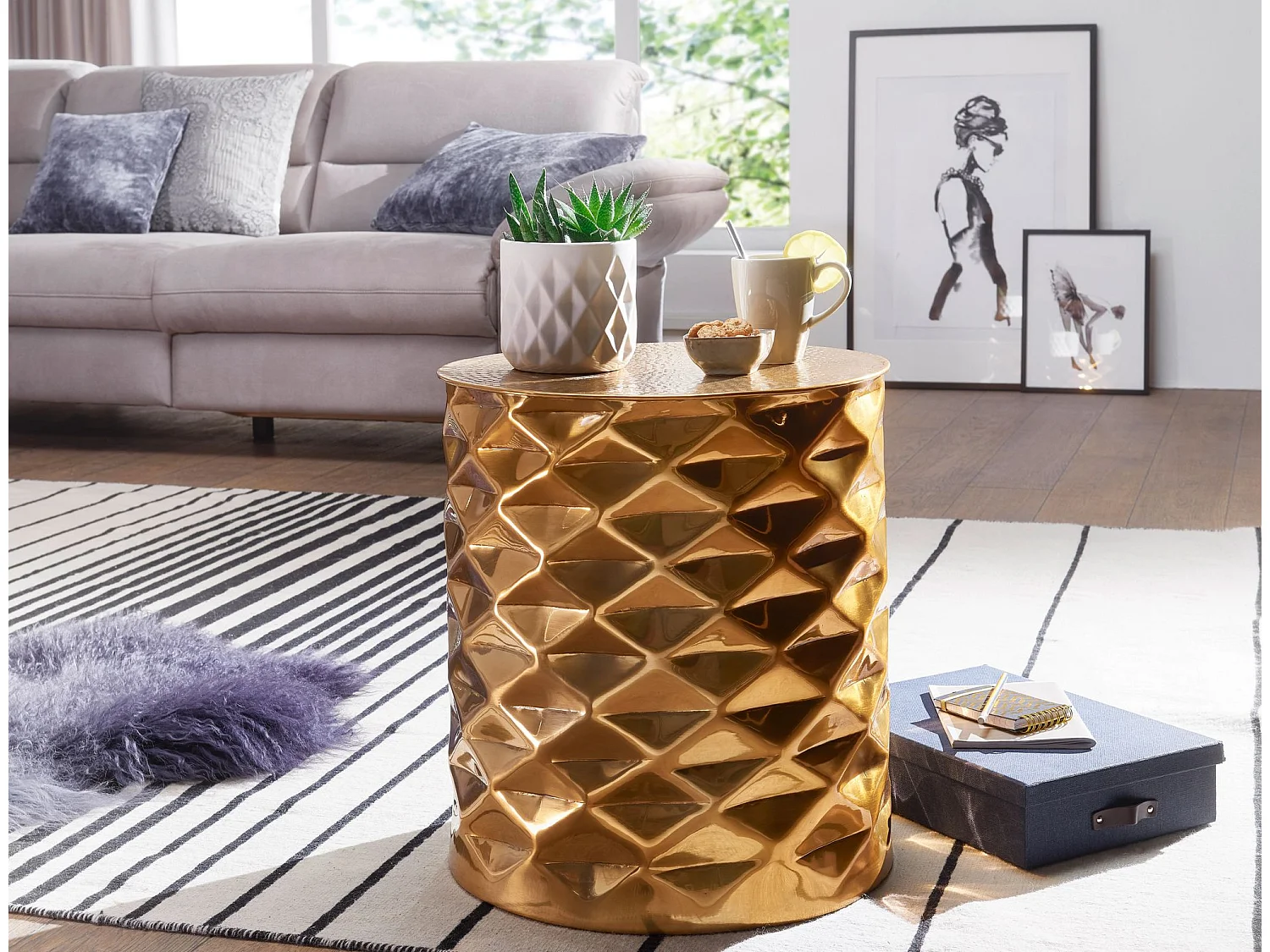 Sky Style Gopal Bijzettafel Goud