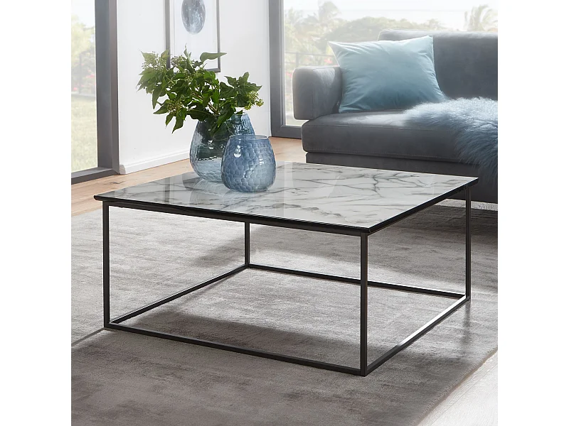 table d'appoint en bois d'acacia massif BAGLI 35 x 35 cm table de salon table d'appoint solide