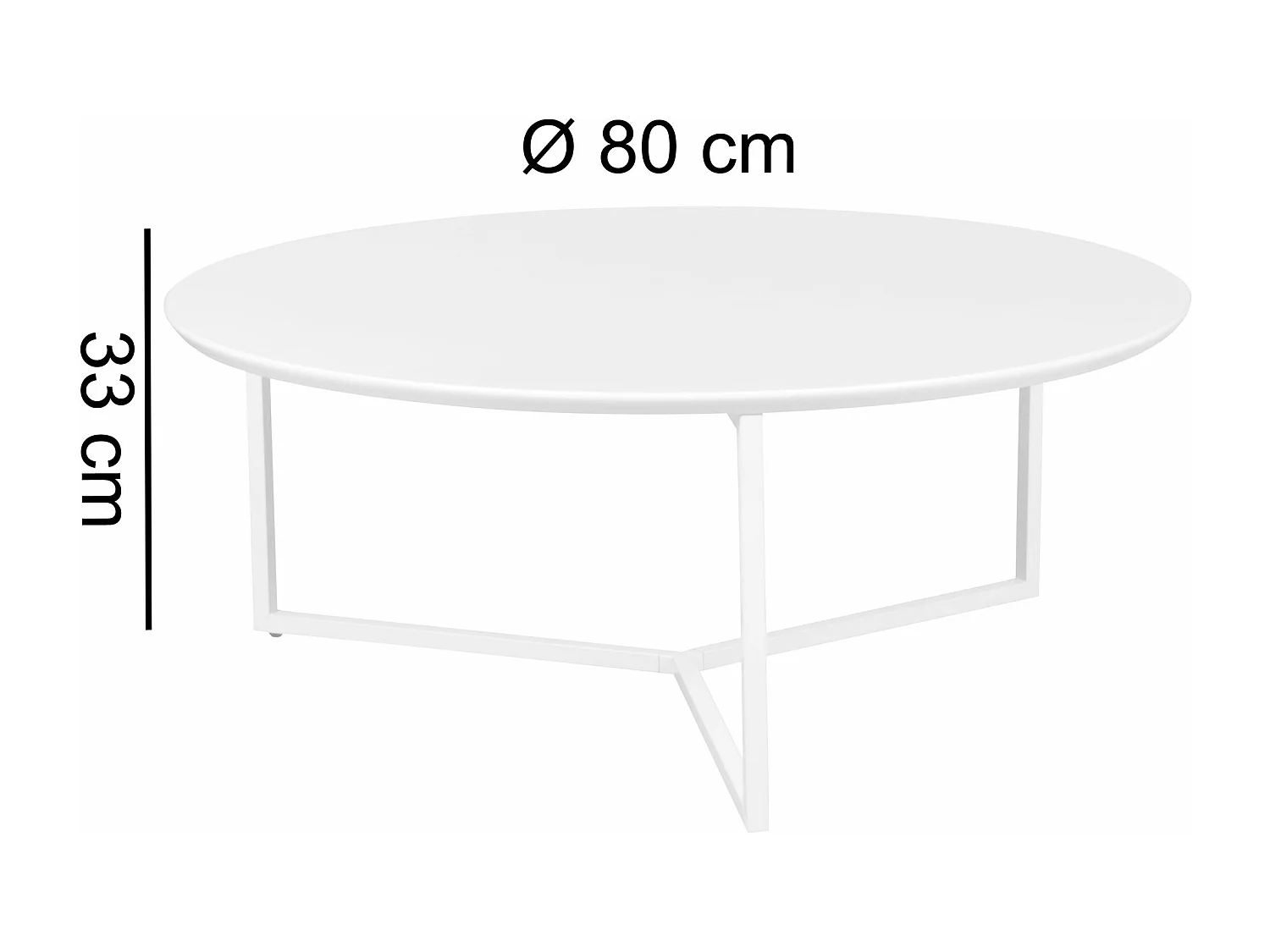 Sky Style Liese Salontafel Wit