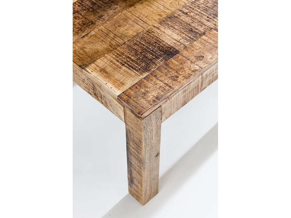 table basse RUSTICA 110 x 60 x 47 cm en bois massif Mango Nature | table basse de style rustique