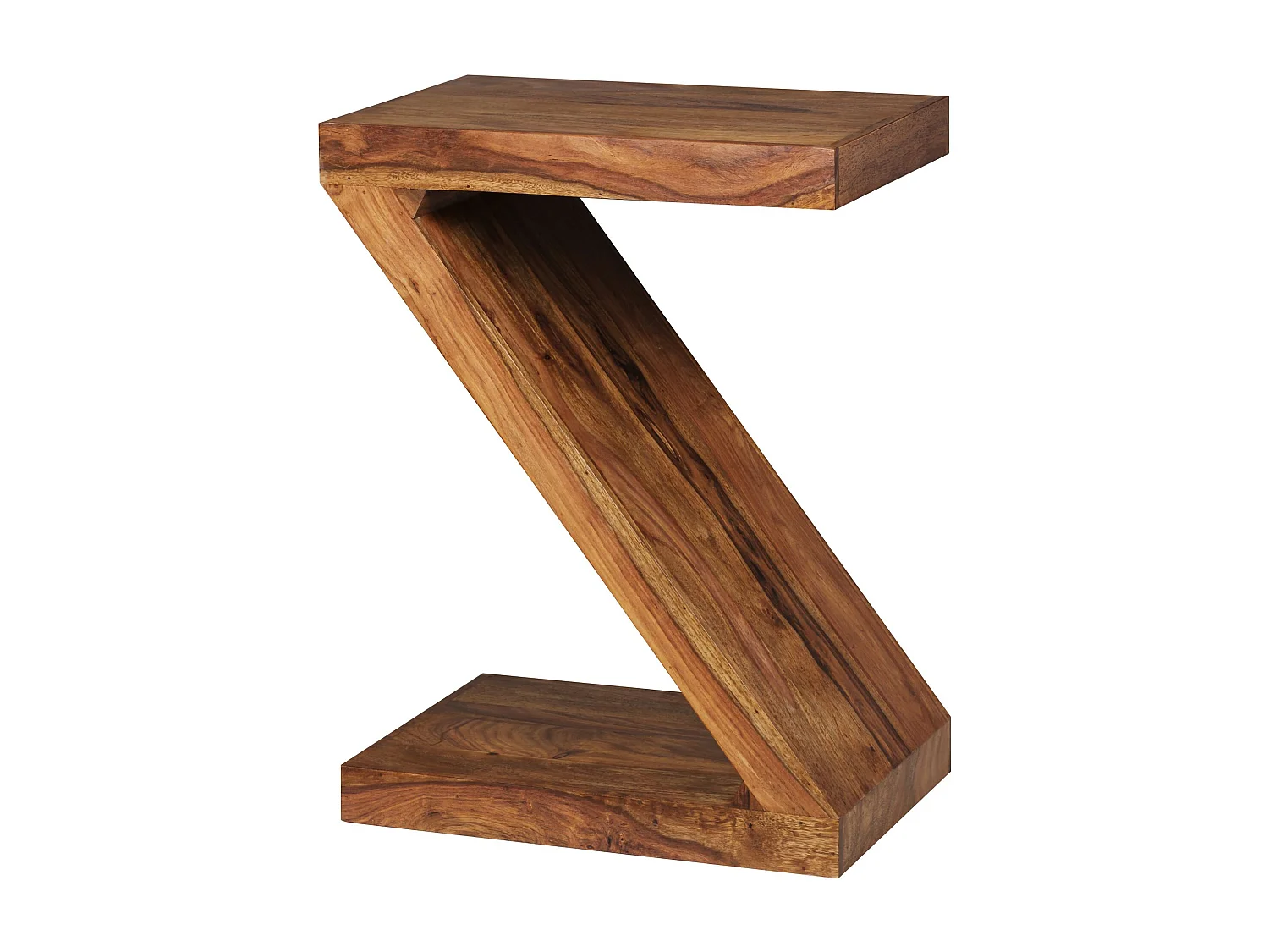 tafel massief hout Sheesham Z Cube 59cm hoog salontafel