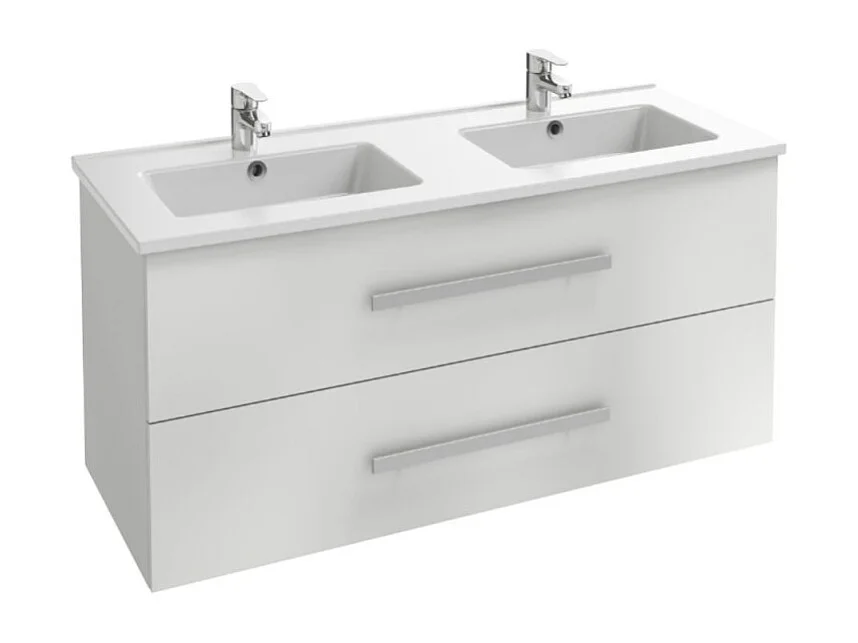 Meuble double vasque 120 cm JACOB DELAFON Ola UP blanc