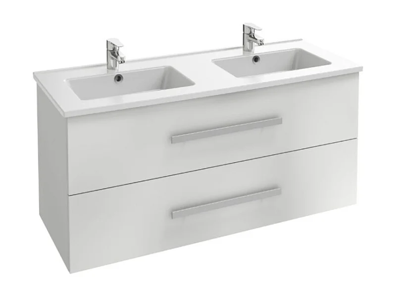 Meuble double vasque 120 cm JACOB DELAFON Ola UP blanc