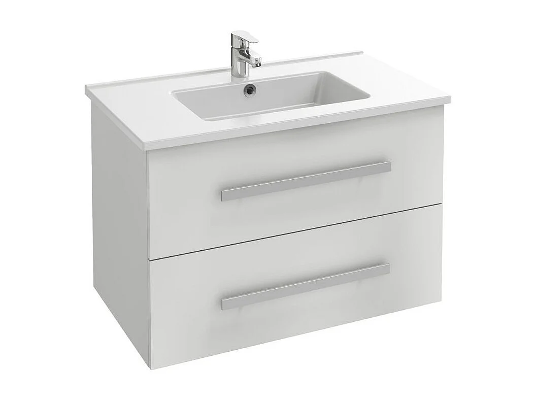 Meuble vasque 80 cm JACOB DELAFON Ola Up blanc