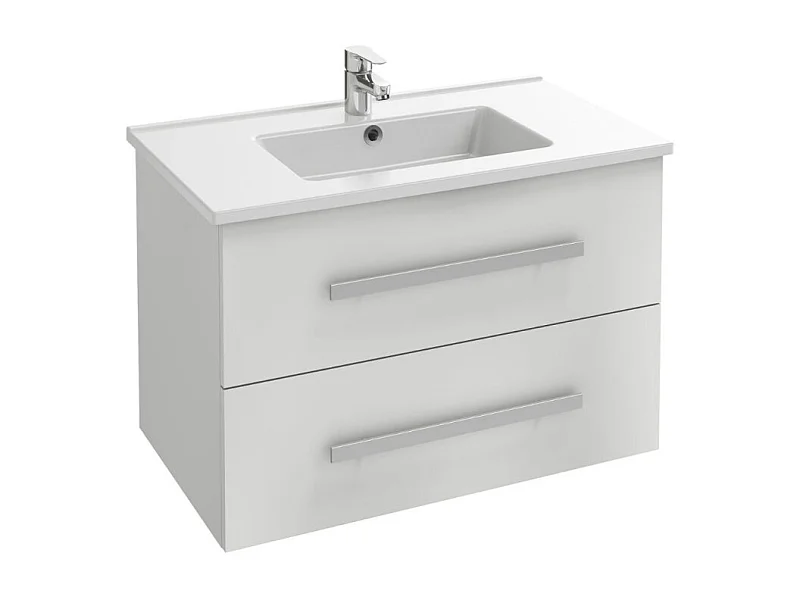 Meuble vasque 80 cm JACOB DELAFON Ola Up blanc