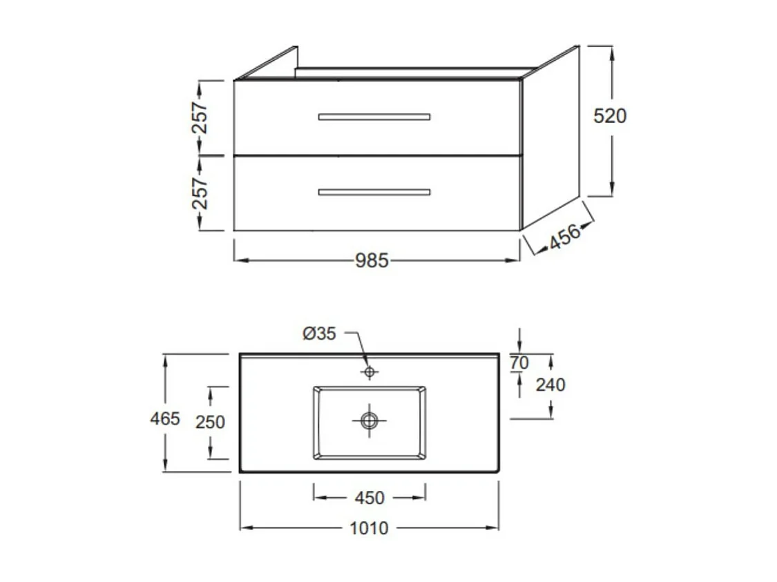Meuble vasque 80 cm suspendu JACOB DELAFON Ola up chêne