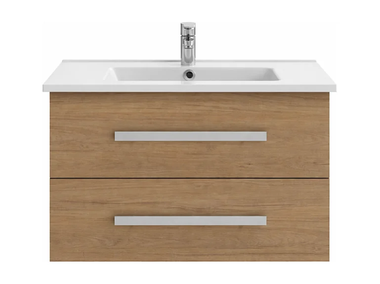 Meuble vasque 80 cm suspendu JACOB DELAFON Ola up chêne