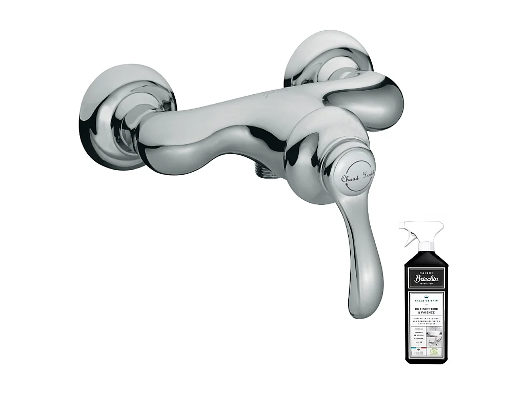 Mitigeur de douche mural JACOB DELAFON Fairfax + nettoyant