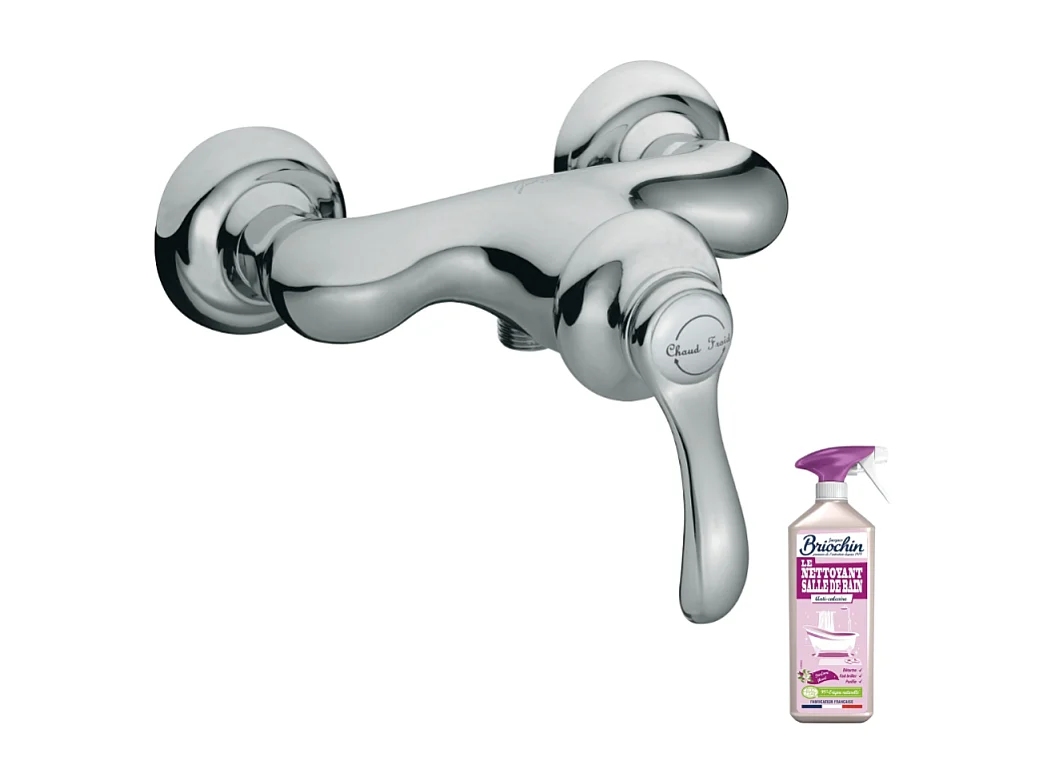 Mitigeur de douche mural JACOB DELAFON Fairfax + nettoyant