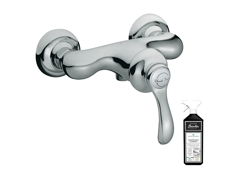Mitigeur de douche mural JACOB DELAFON Fairfax + nettoyant