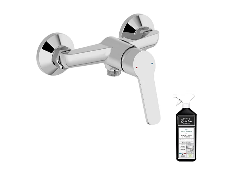 Mitigeur de douche JACOB DELAFON Aimé chrome + nettoyant