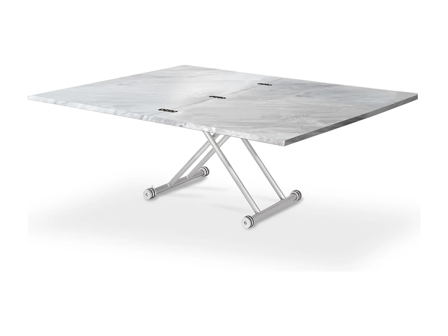 Table basse relevable Philadelphia XL Effet marbre