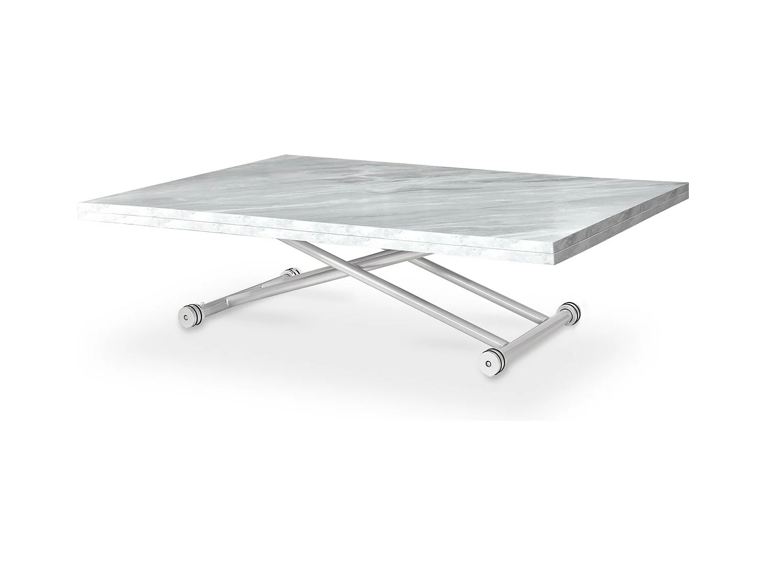 Table basse relevable Philadelphia XL Effet marbre