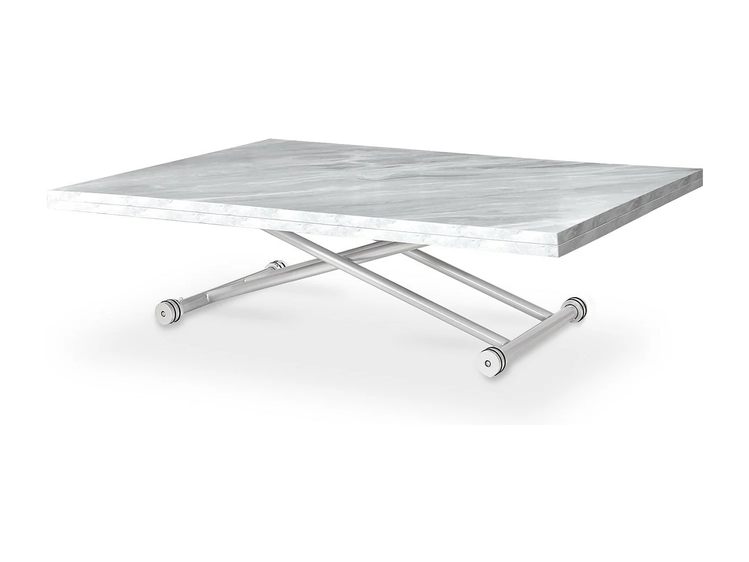 Table basse relevable Philadelphia XL Effet marbre