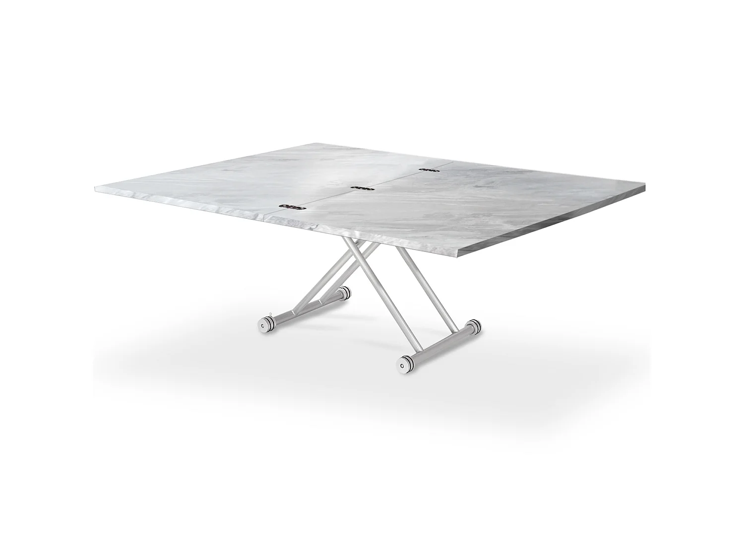 Table basse relevable Philadelphia XL Effet marbre