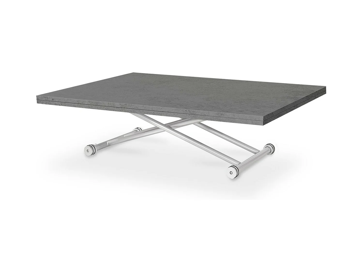 Table basse relevable Philadelphia XL Effet béton