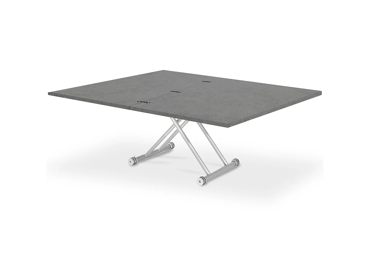 Table basse relevable Philadelphia XL Effet béton