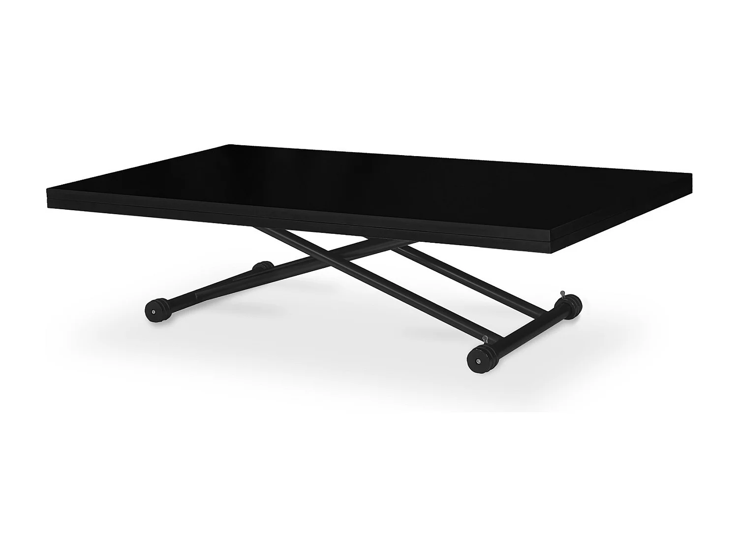Table basse relevable Philadelphia XL Noir Carbone