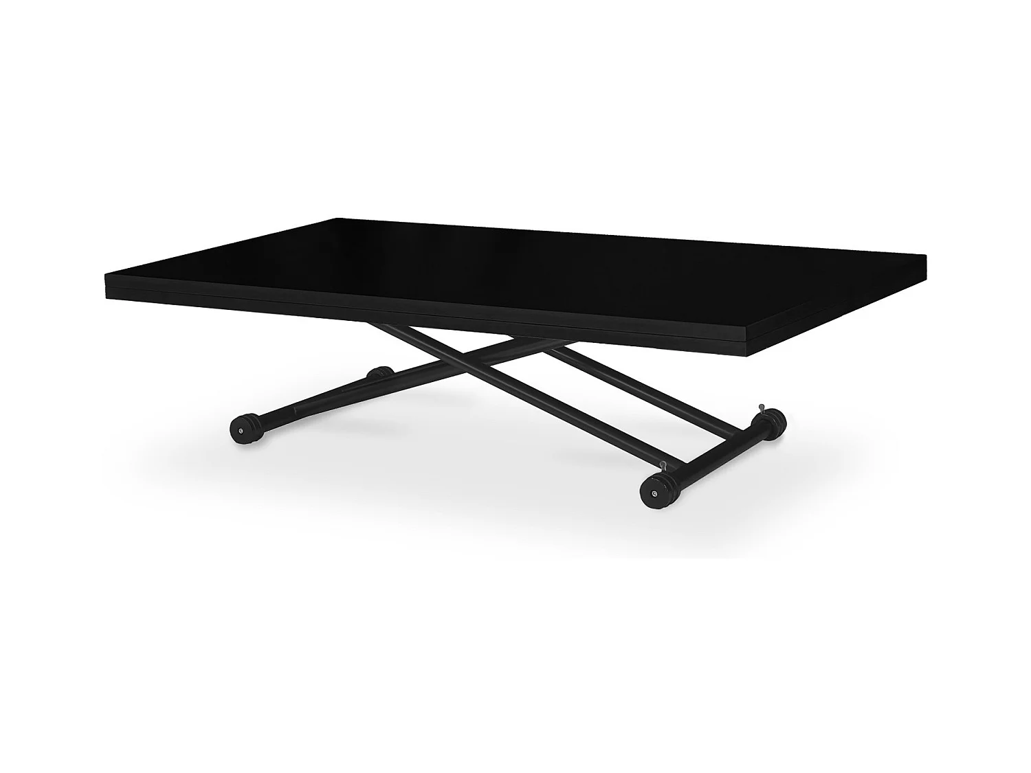 Table basse relevable Philadelphia XL Noir Carbone