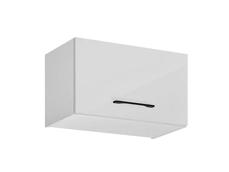 Meuble haut pour hotte de cuisine "Frida" - Blanc brillant - L 60 x H 35 x P 31 cm
