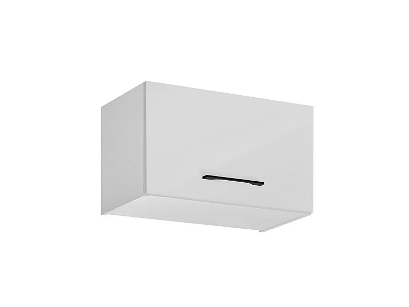 Meuble haut pour hotte de cuisine "Frida" - Blanc brillant - L 60 x H 35 x P 31 cm
