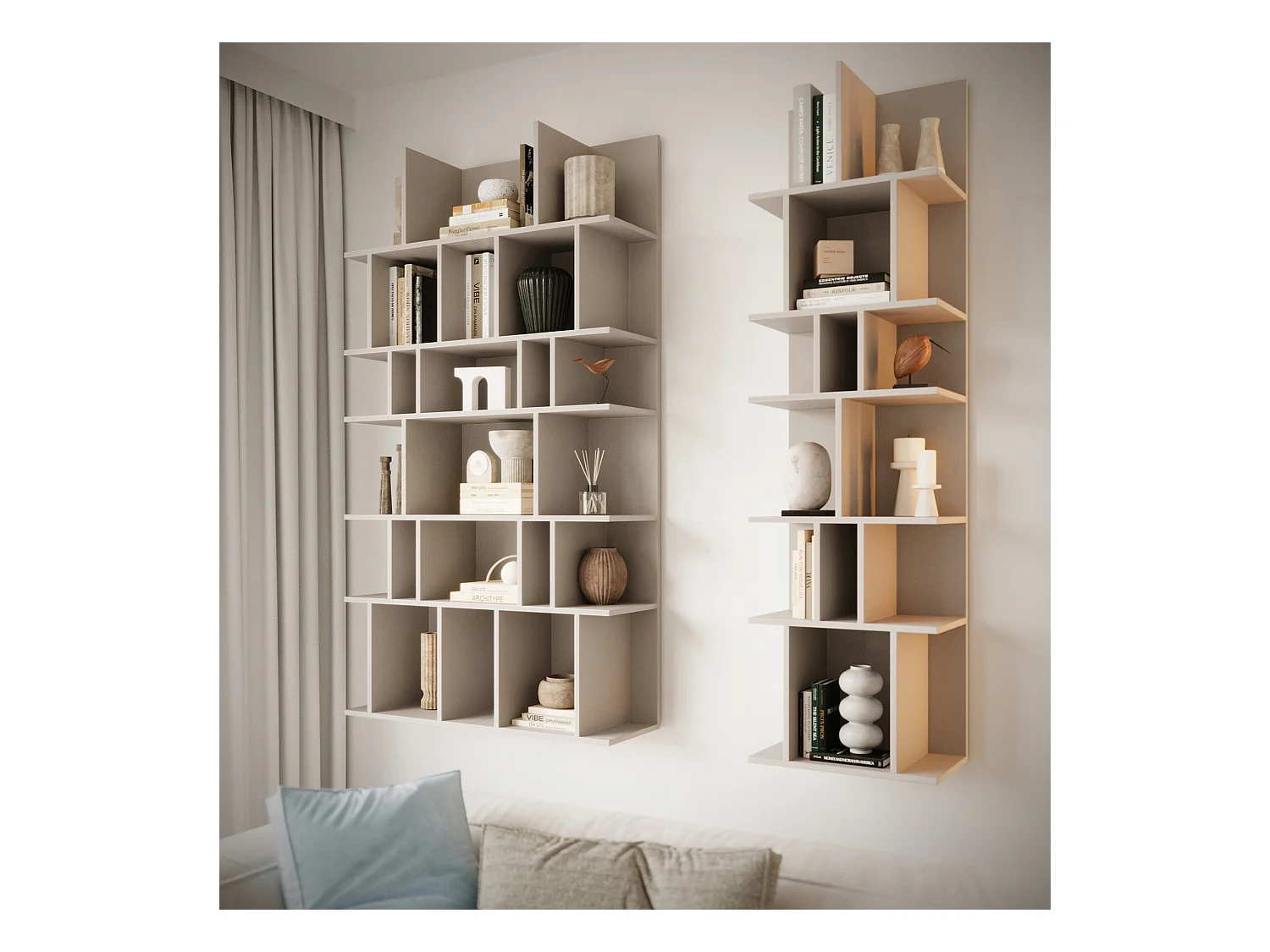 Étagère murale - 50 cm - grėge - BEMMI