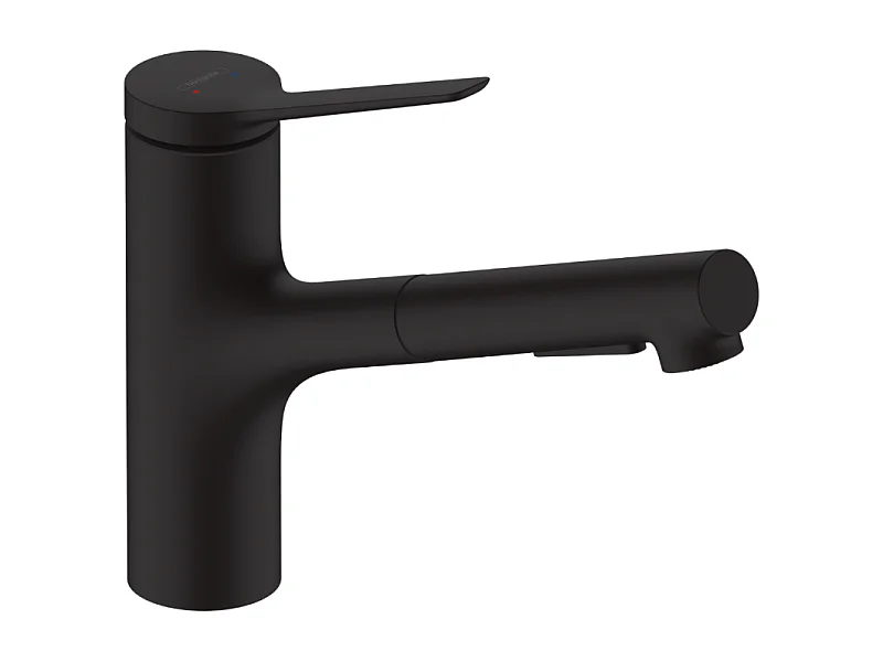Grifo de cocina con ducha HANSGROHE Zesis M33 150 sBox 2 chorros negro mate