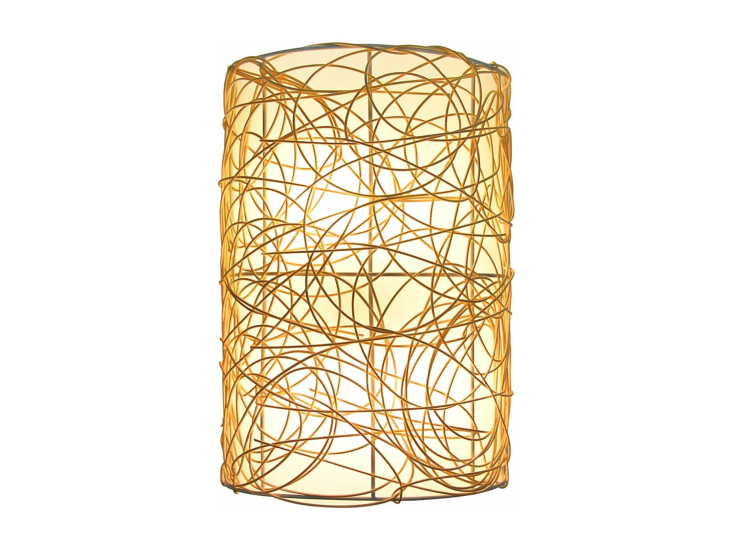 Applique en rotin d23cm x h40 cm