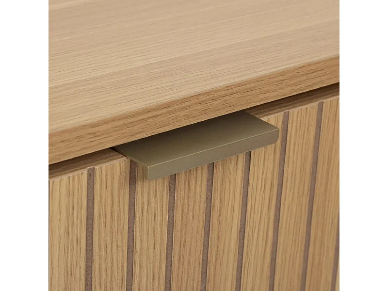 Range-Chaussures 3 Tiroirs "Tasso" 131cm Naturel