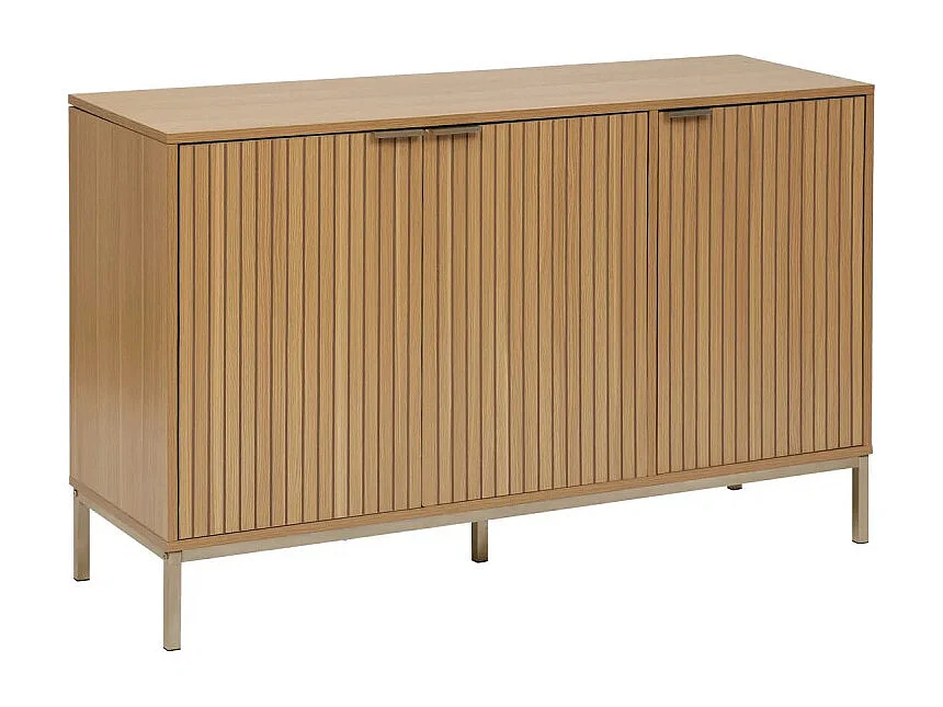Buffet Bas 3 Portes "Tasso" 120cm Naturel