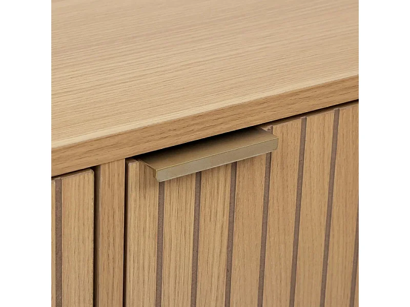 Buffet Bas 3 Portes "Tasso" 120cm Naturel