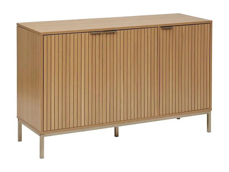 Buffet Bas 3 Portes "Tasso" 120cm Naturel