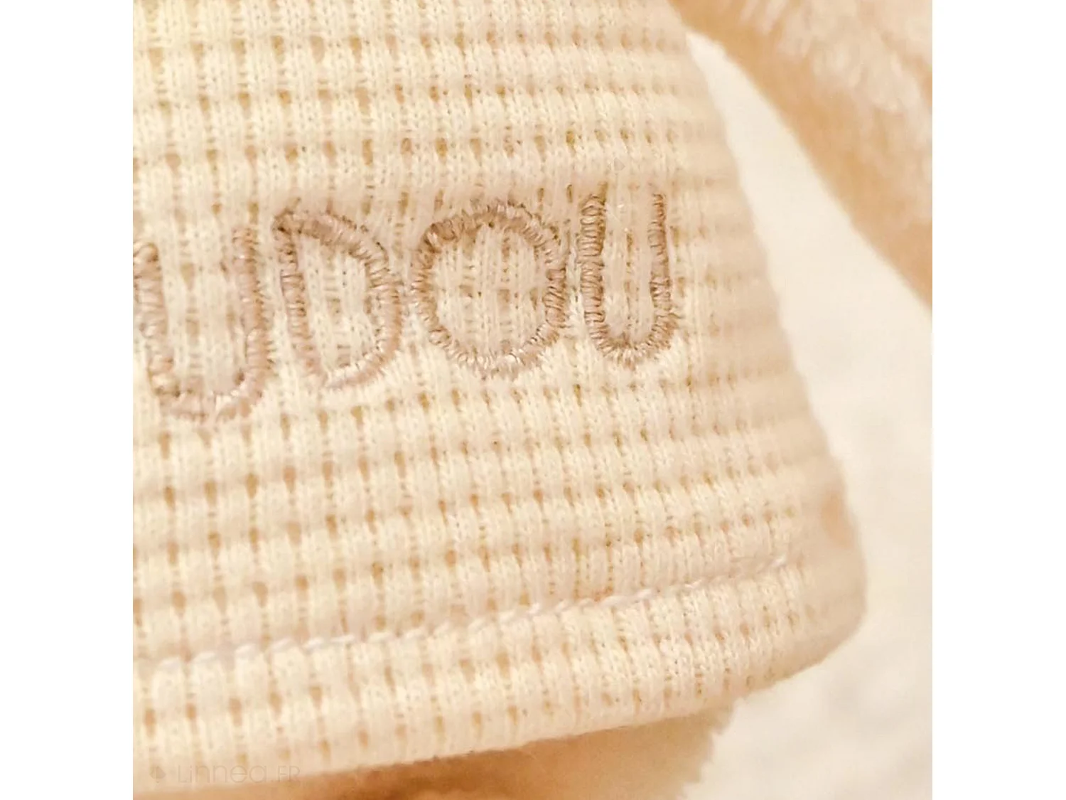 Doudou lapin polyester 25 cm collection SWEETY DOUDOU beige/blanc