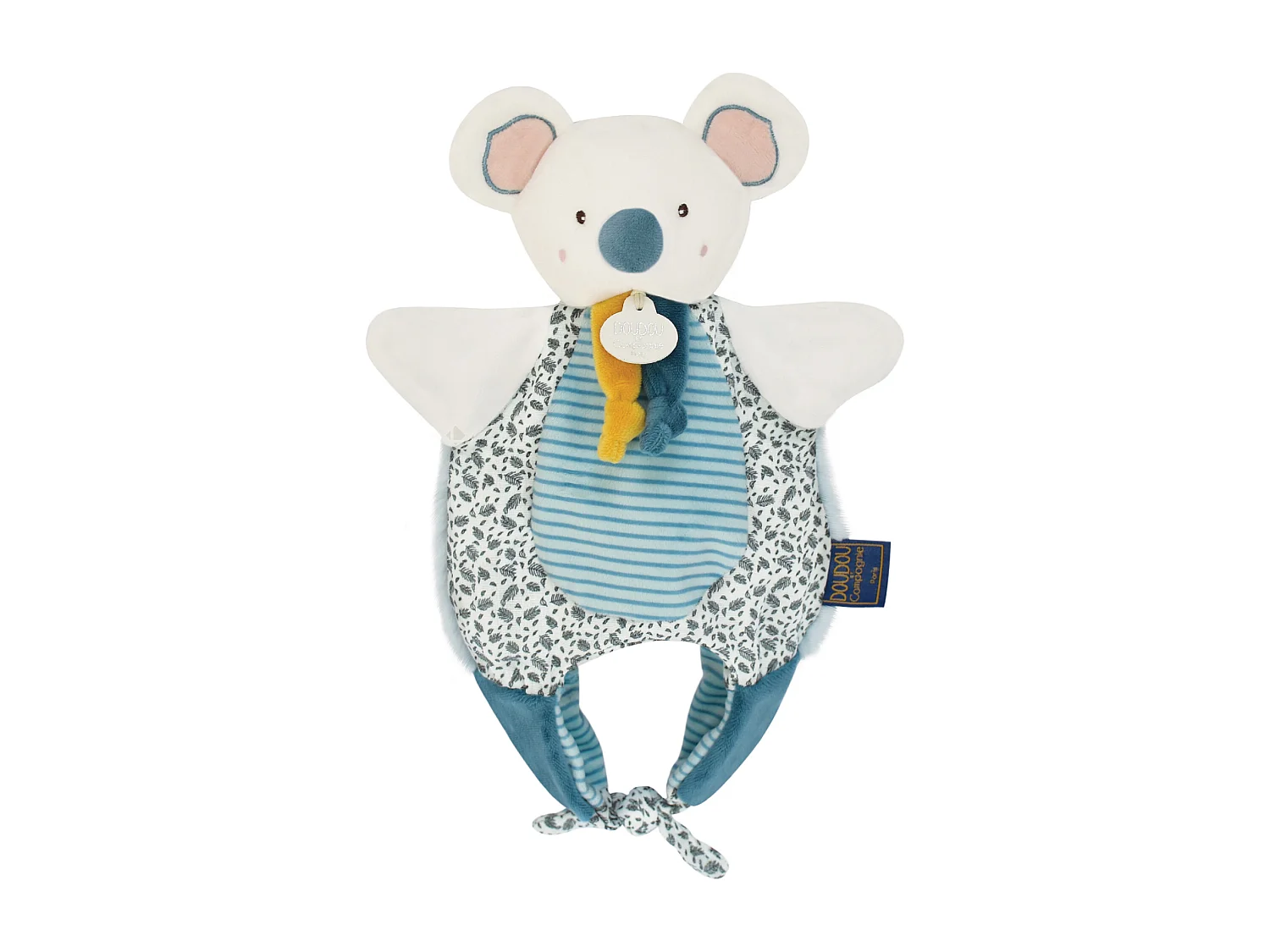 Doudou amusette 30 cm polyester collection LES PETITS FUTÉS koala bleu
