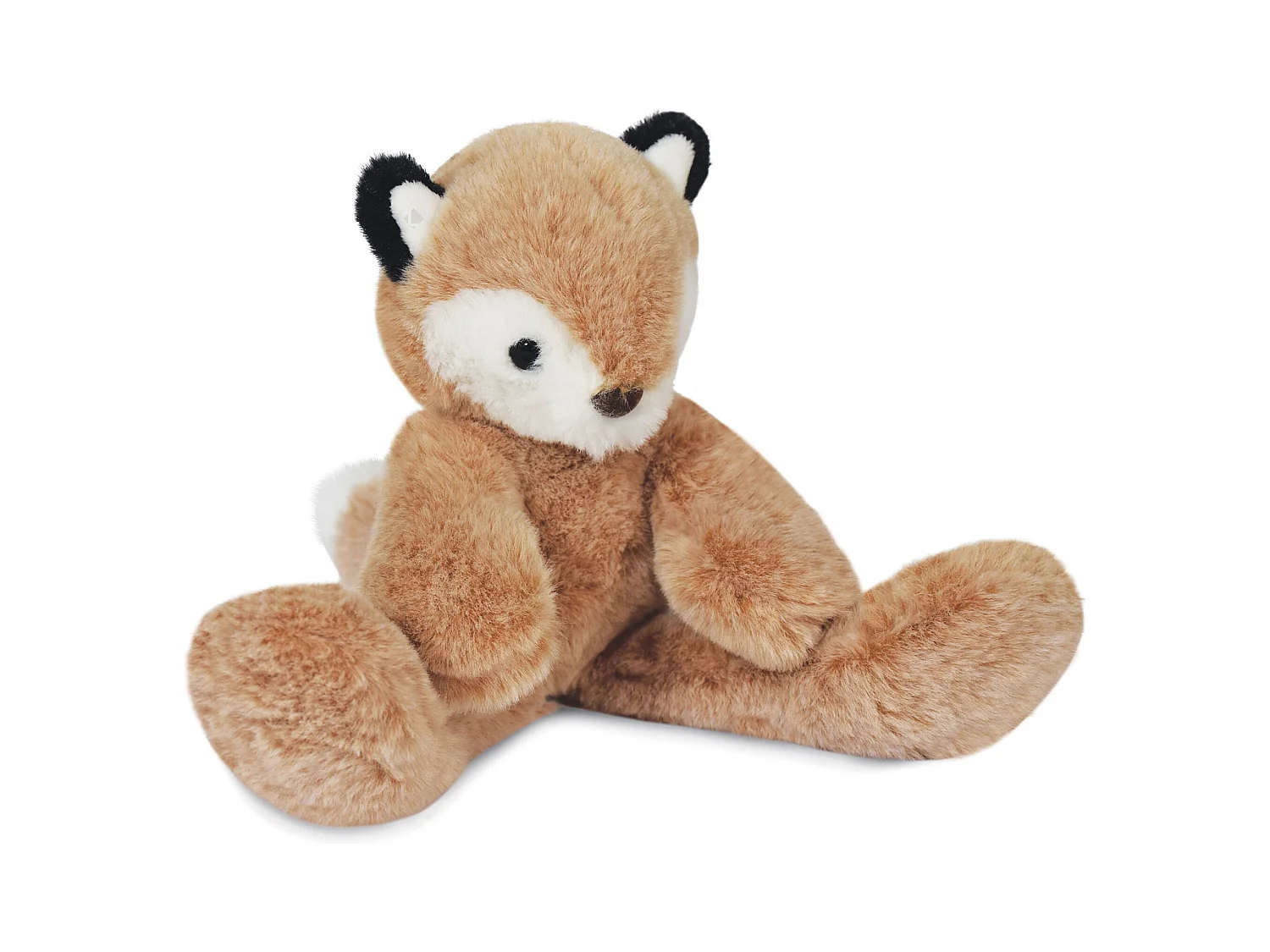Peluche 25 cm polyester collection SWEETY MOUSSE renard marron