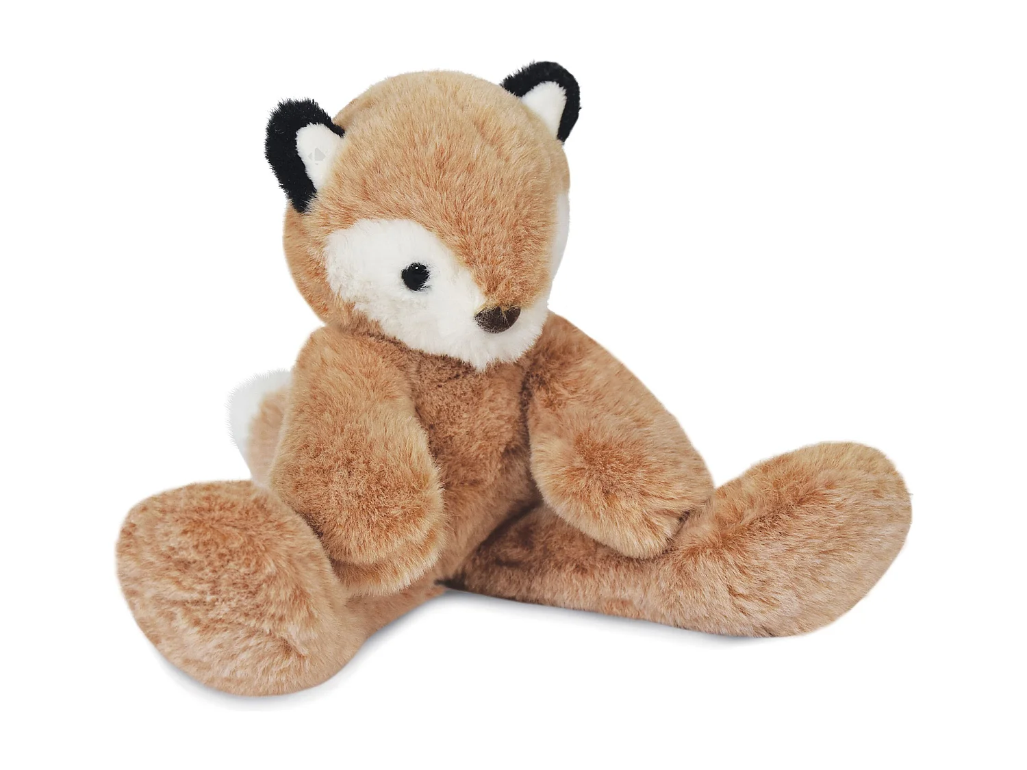 Peluche 25 cm polyester collection SWEETY MOUSSE renard marron
