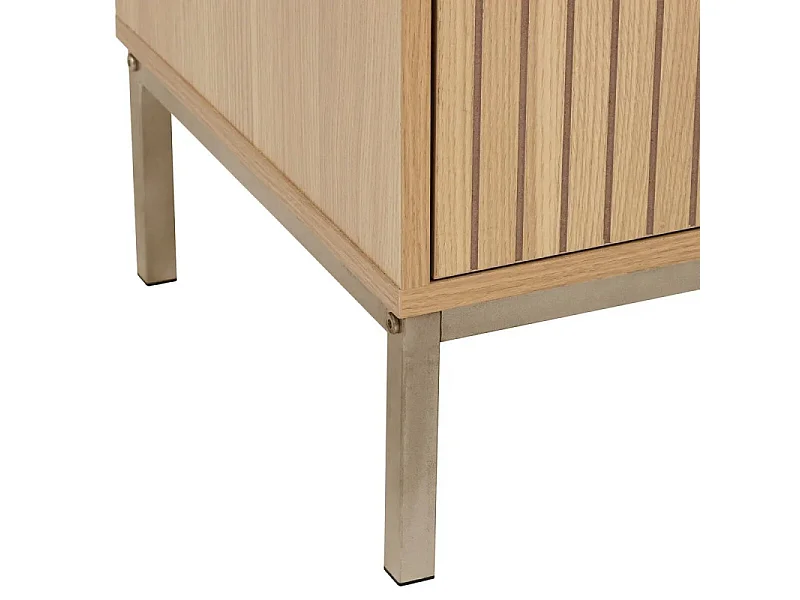 Table Basse Avec Tiroir "Tasso" 100cm Naturel