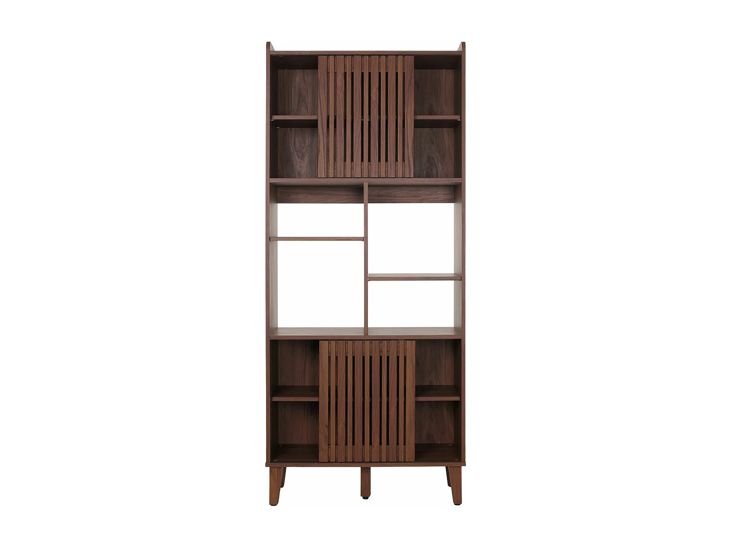 Étagère à livres MCW-M48,  aspect noyer