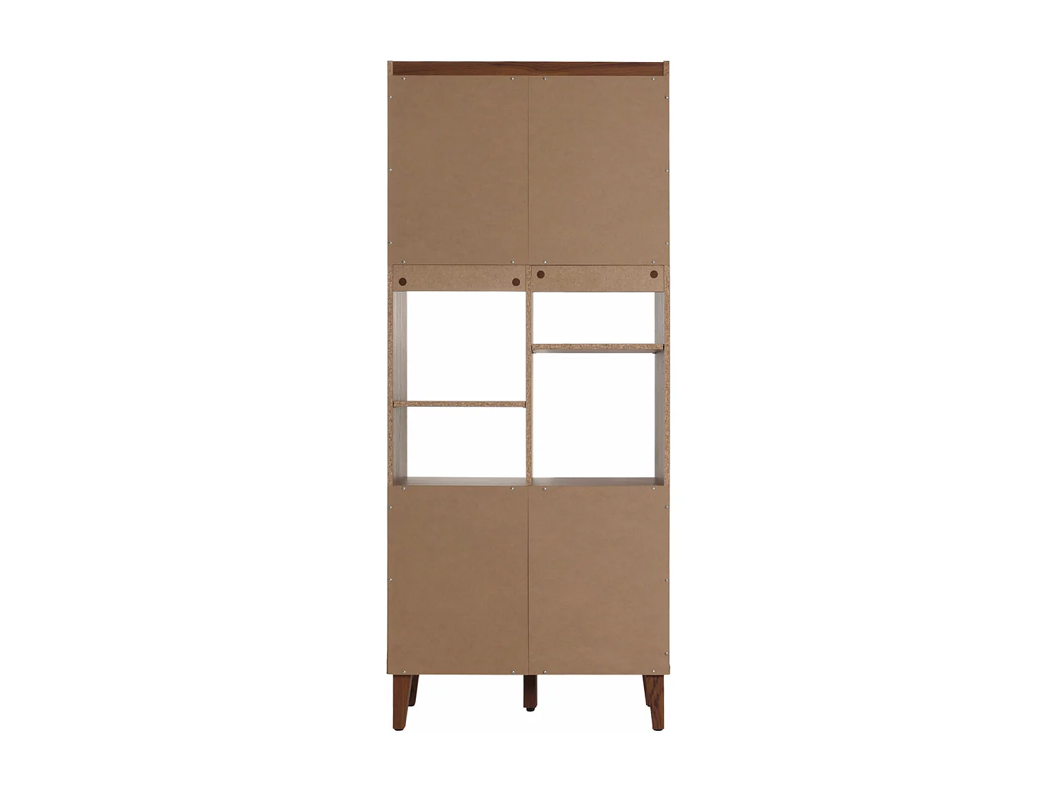 Étagère à livres MCW-M48,  aspect noyer