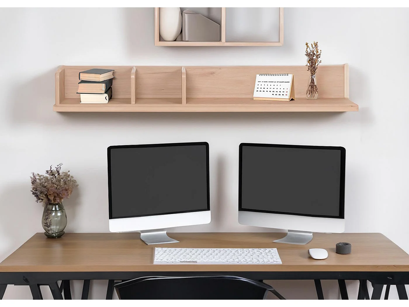 Półka ścienna MCW-M48,  naturalny