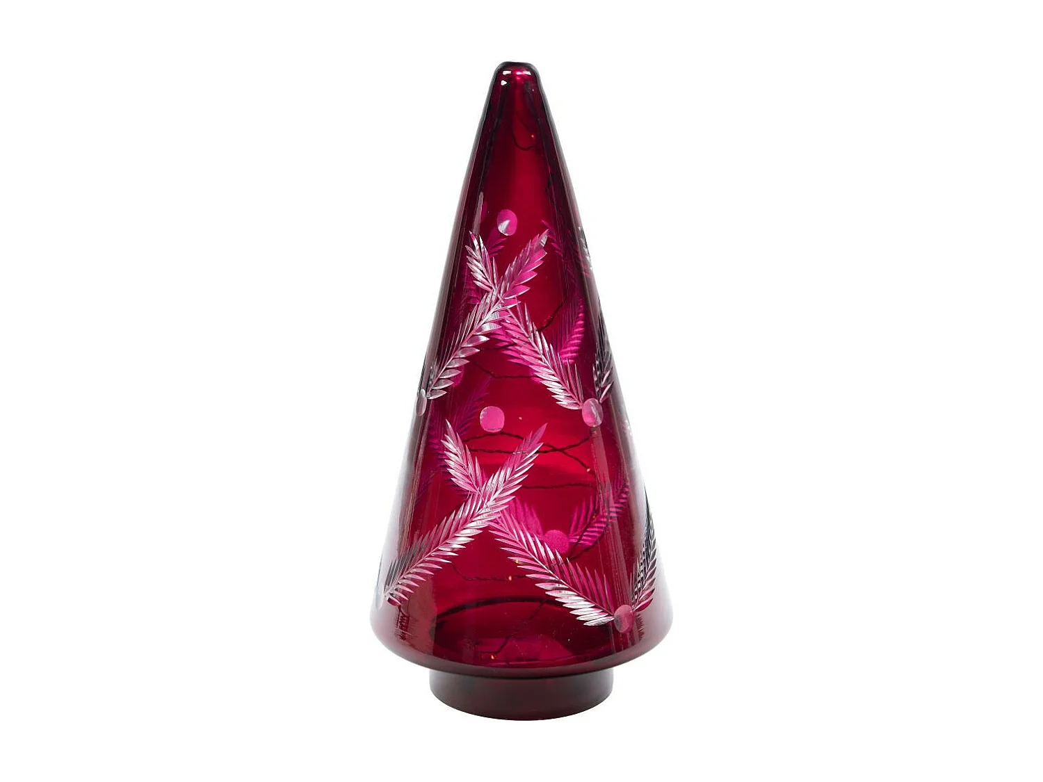 Sapin de Noël Led fuchsia 30 cm