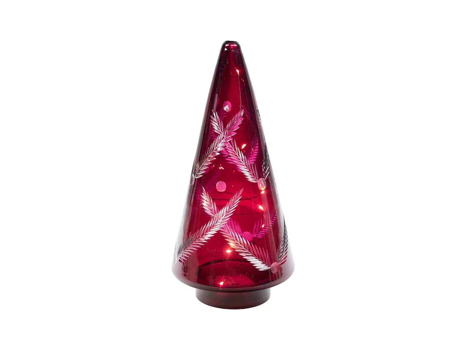 Sapin de Noël Led fuchsia 30 cm