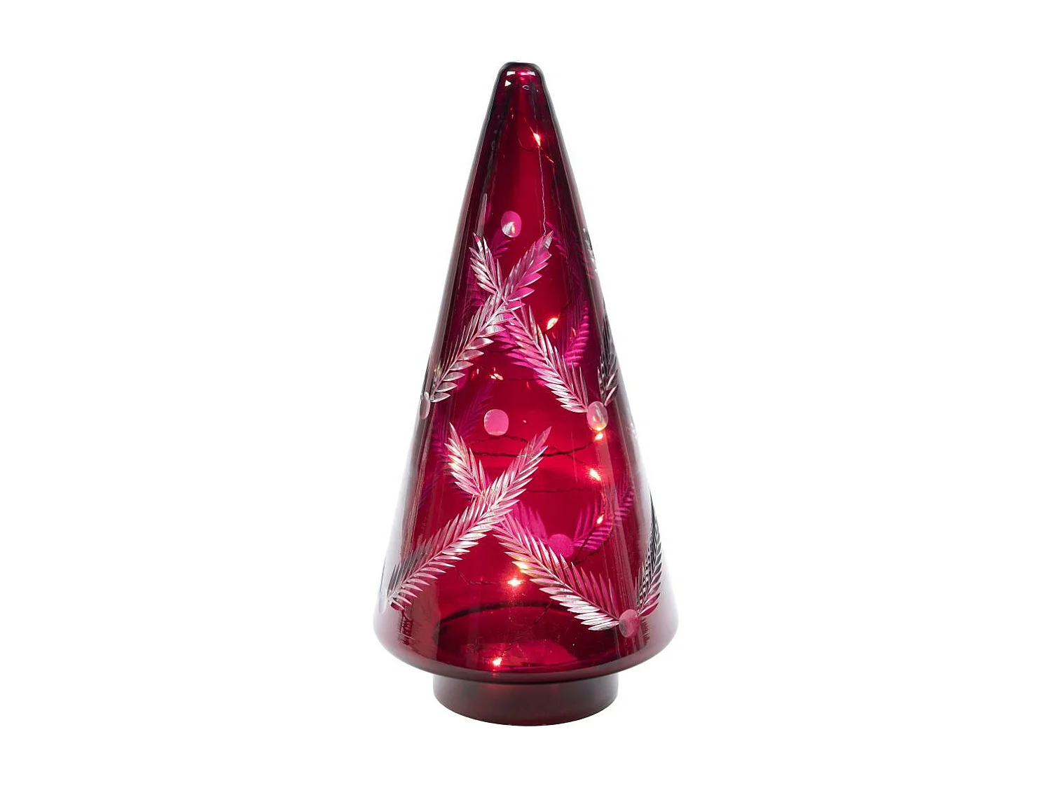 Sapin de Noël Led fuchsia 30 cm