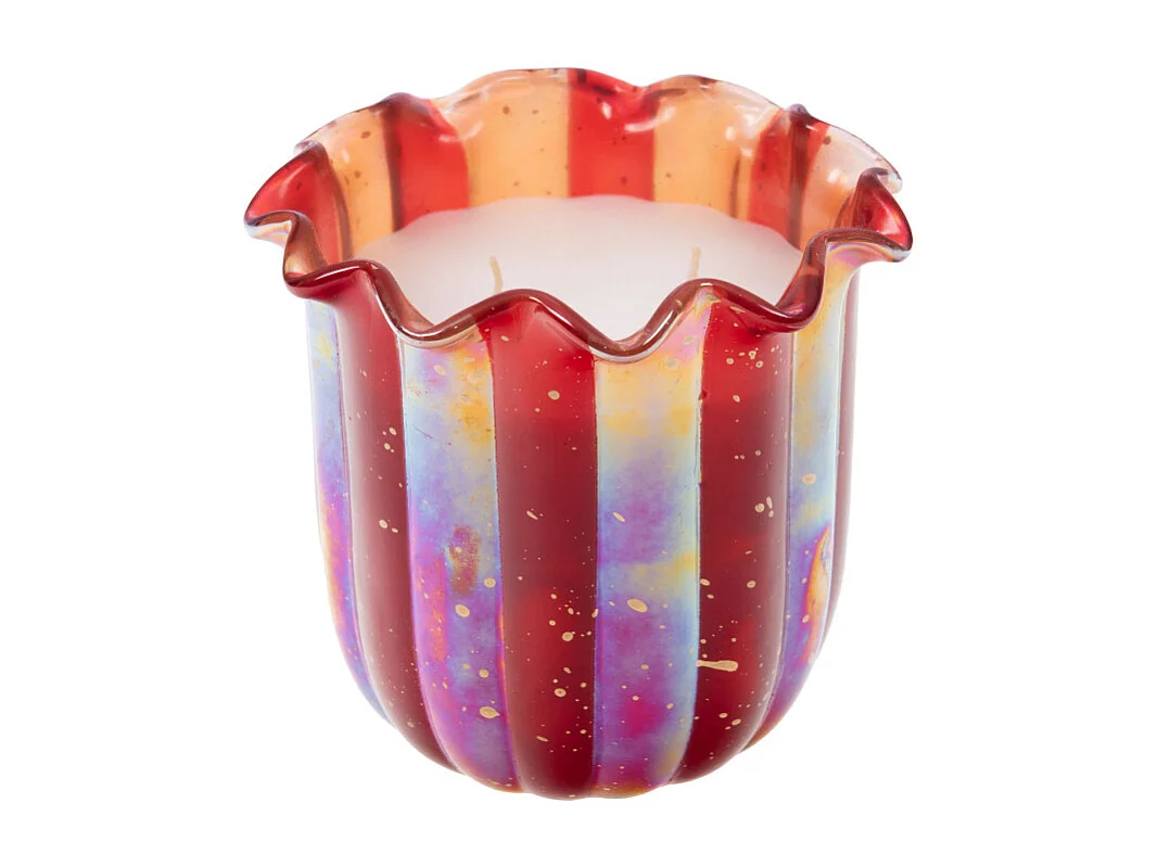 Bougie Andy rouge 13 cm